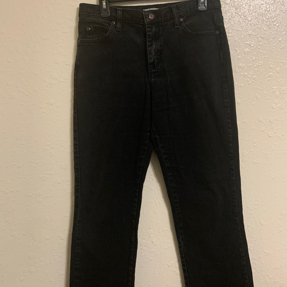Lee relaxed straight leg black jeans
